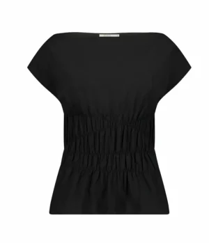 Tops-MARLE Aida Top in Black