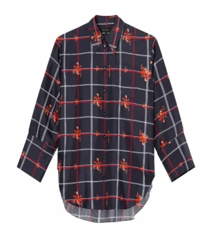 Tops-Lee Mathews Anya Shirt in Navy