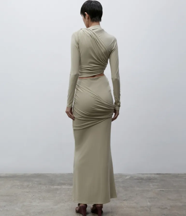 Skirts-Paris Georgia Aria Skirt in Sand