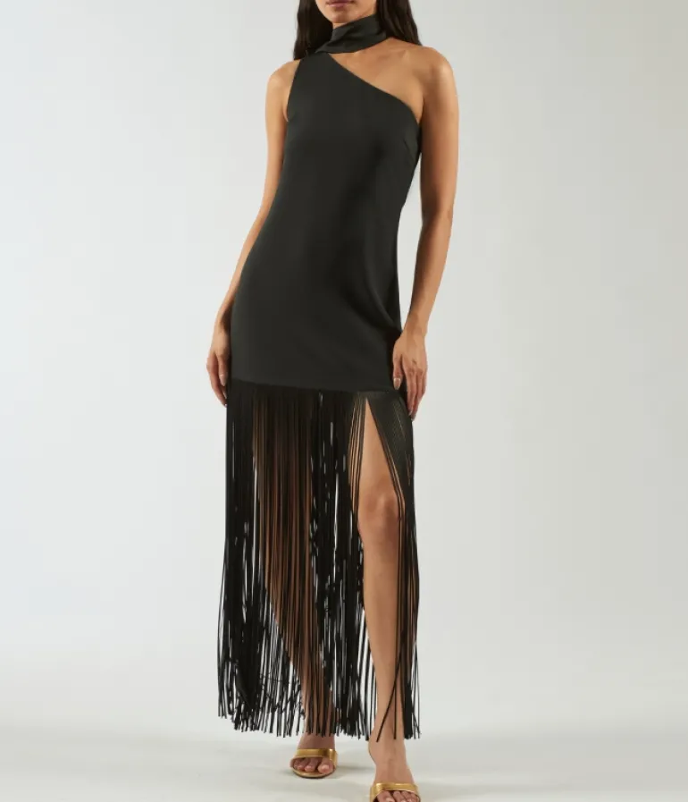 Dresses-Taller Marmo Atlanta Dress in Black