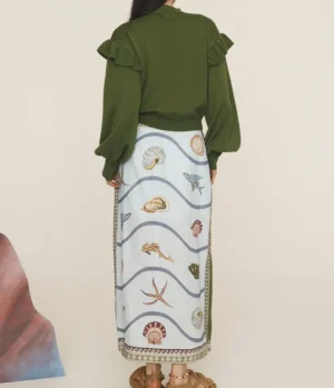 Skirts-Alemais Bath House Sarong Skirt in Multi