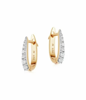 Jewellery | Earrings-Missoma Claw Pave Huggies