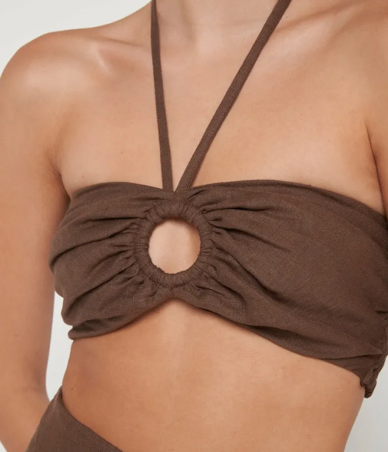 Tops-Faithfull The Brand Cyprus Top in Chocolate