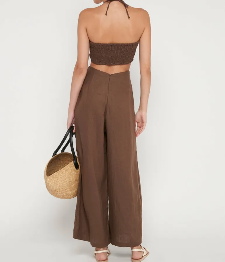 Tops-Faithfull The Brand Cyprus Top in Chocolate