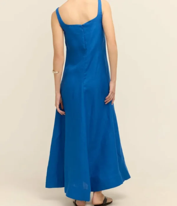 Dresses-Bondi Born Delphi Flared Maxi Dress in Sapphire Blue
