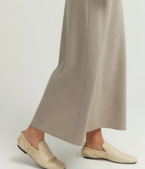 Flat Shoes-A.Emery Delphine Loafer in Eggshell