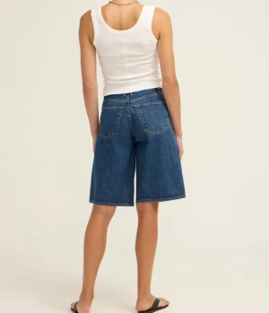 Denim-SLVRLAKE Grace Short in Forbidden Love
