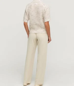 Pants-Samsoe Samsoe Hoys Straight Pants in Quicksand