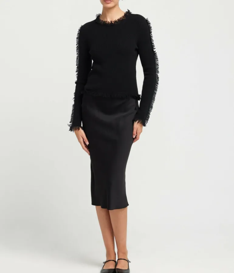 Knitwear-Lisa Yang Jade Sweater in Black