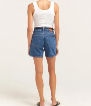 Shorts | Denim-Anine Bing Kat Short in Medium Indigo