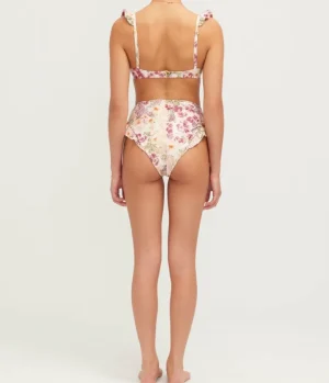 Swim & Resortwear-Agua by Agua Bendita Kiwi Bikini Top in Florecer