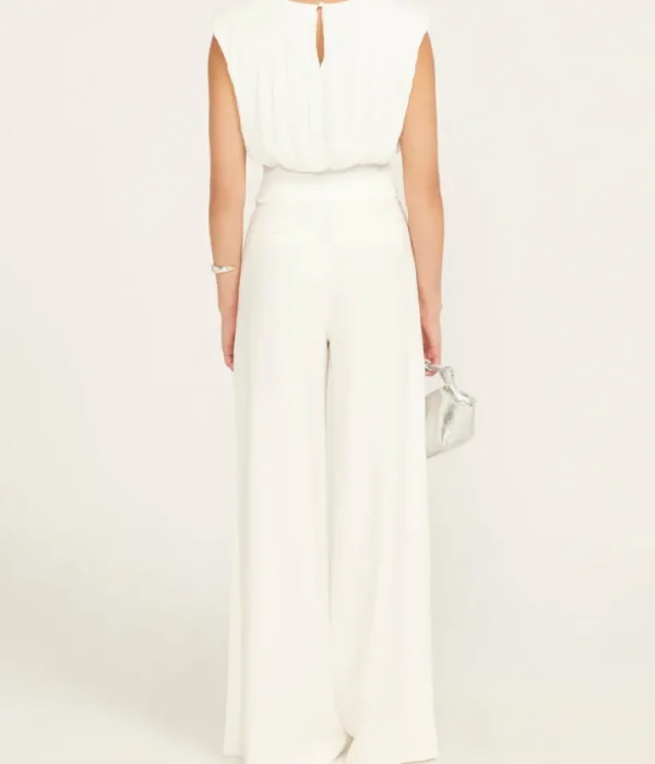 Pants-Simkhai Lilo Pleated Pant in Ivory