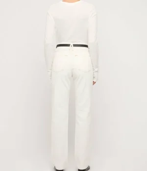 Denim-SLVRLAKE London High Rise Straight in Natural White