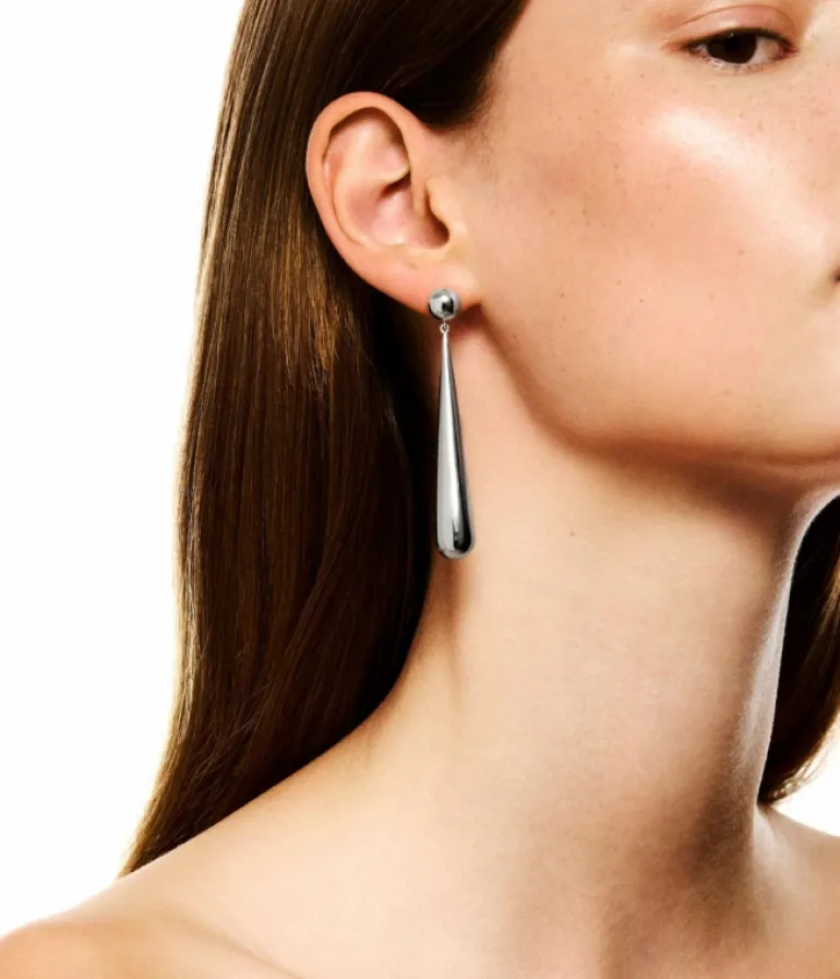 Jewellery | Earrings-Mode Sportif Louise Earrings in Silver