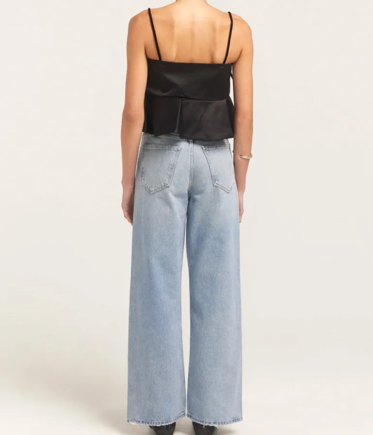 Denim-Agolde Low Slung Baggy Jean in Force