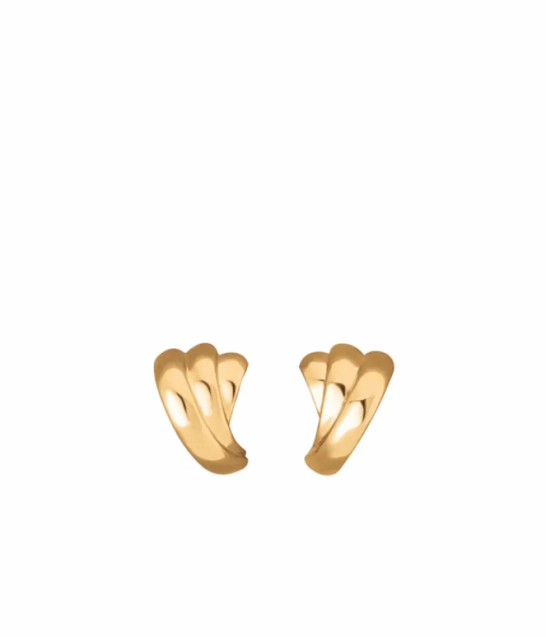 Jewellery | Earrings-Mode Sportif Magda Earrings in Gold