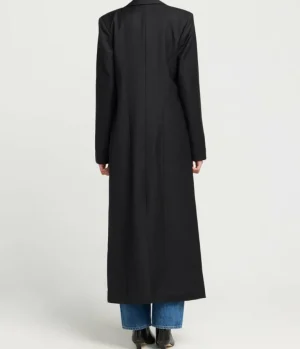 Jackets & Outerwear-Friends with Frank Margot Wool Blend Blazer Coat in Black
