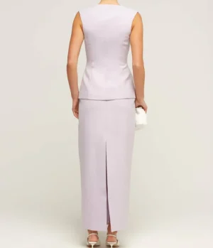 Skirts-Anna Quan Nadia Pencil Skirt in Lilac