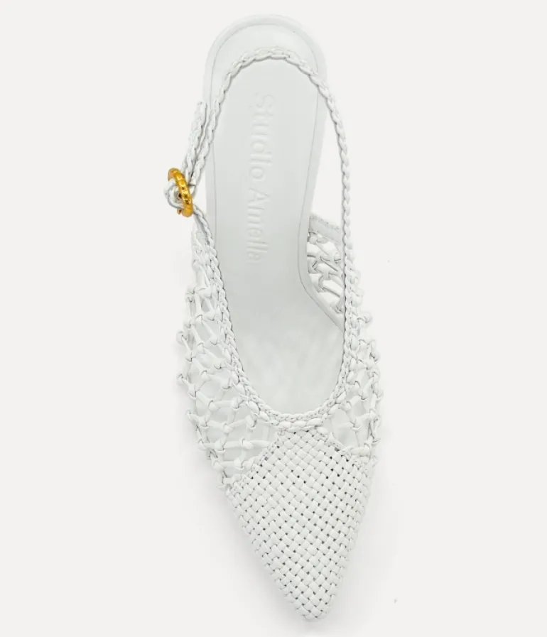 Heels & Pumps-Studio Amelia Nexus 90 Heel in White