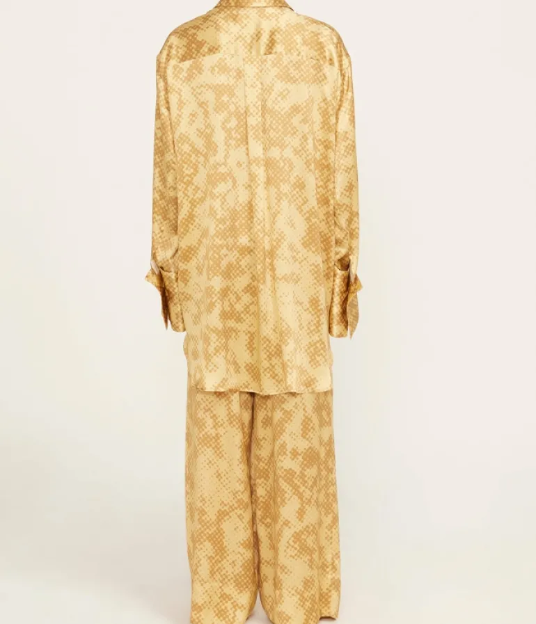 Tops-Lee Mathews Nichhia Shirt in Honeycomb