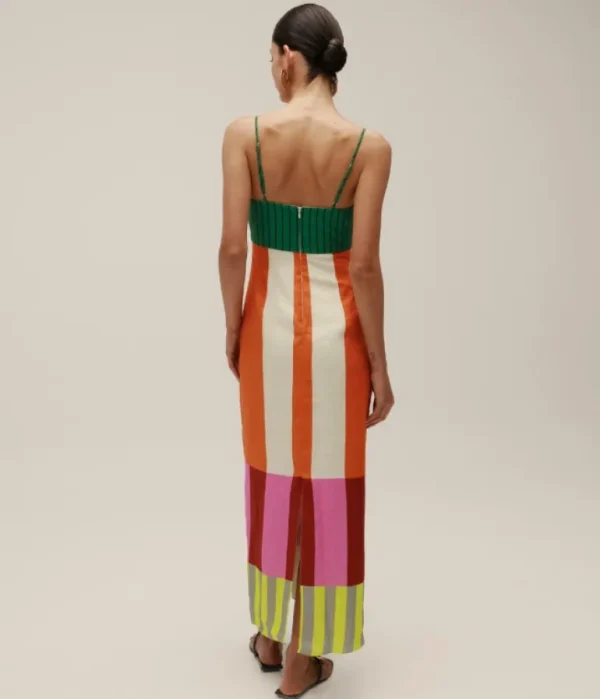 Dresses-Cala De La Cruz Paloma Dress in Bengal Multi
