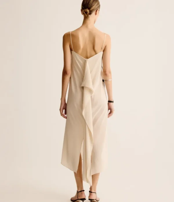 Dresses-Esse Studios Rosa String Dress in Oyster