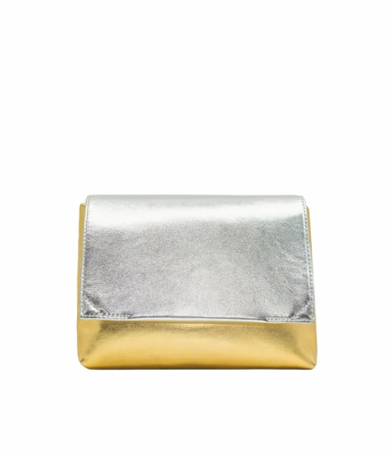 Bags-Studio Amelia Sheath Clutch in Gold