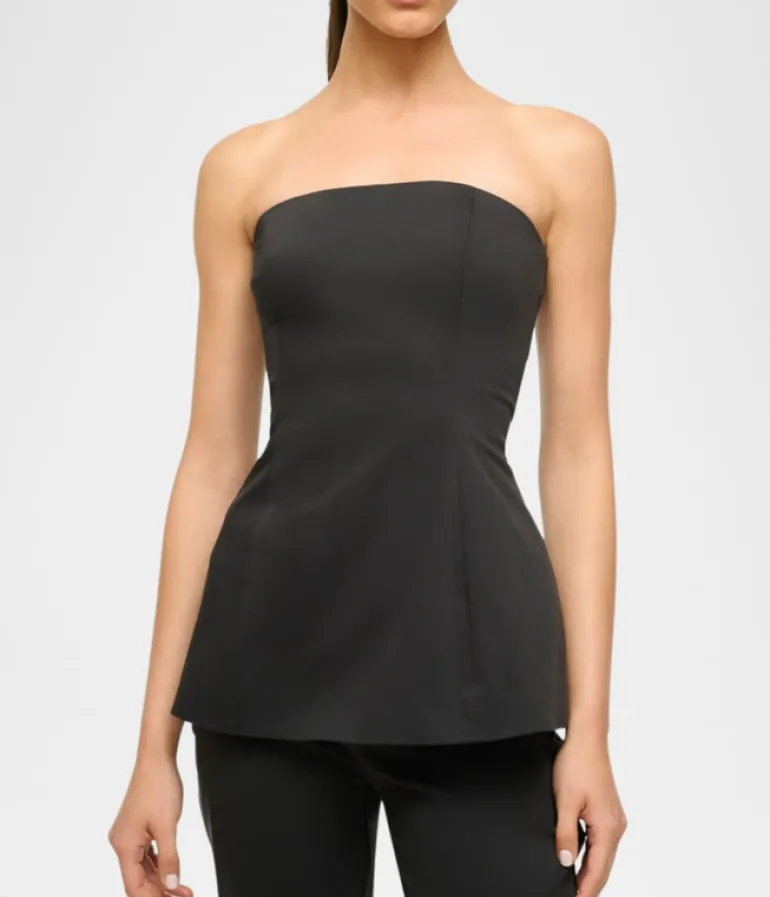 Tops-Staud Silvia Top in Black