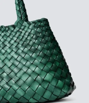 Bags-Mode Sportif Small Santa Croce Leather Bag in Forest