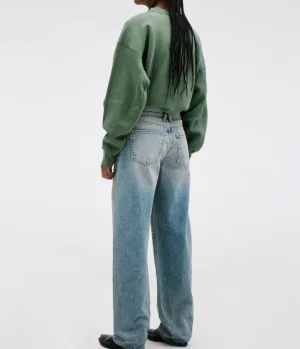 Denim-SLVRLAKE Tess Long Jean in Discovery