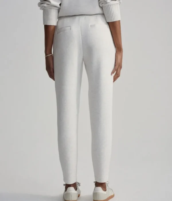 Loungewear-Varley The Slim 25 Pant in Ivory Marle