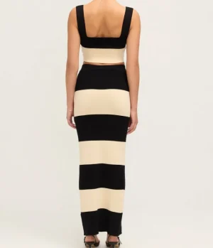 Skirts-Posse Theo Skirt in Cream and Black