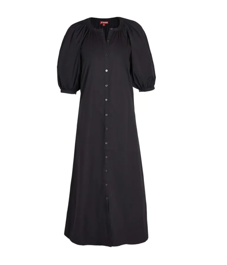 Dresses-Staud Vincent Dress in Black